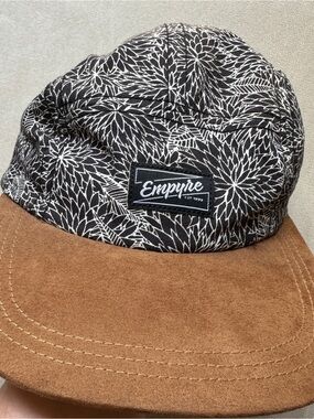 Empyre Black & Brown Floral Five-Panel Cap